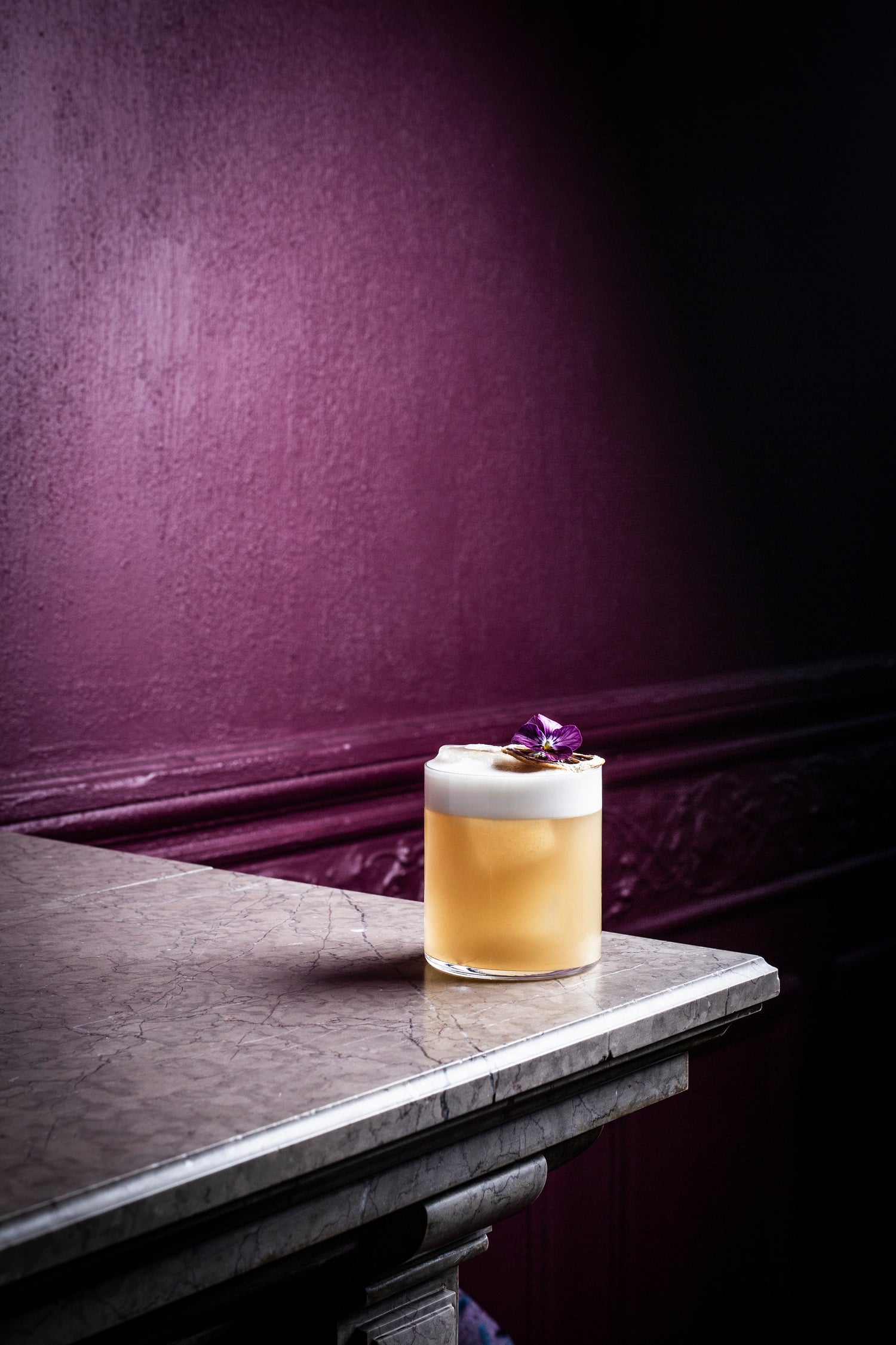 Nomuss amaretto sour glass